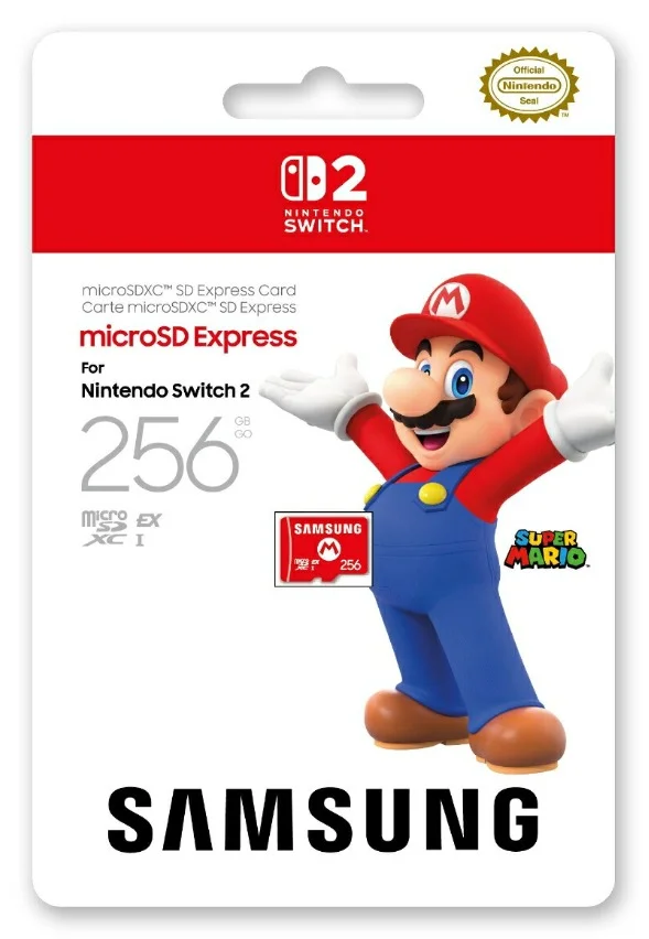 Samsung microSD Express Card 256GB for Nintendo Switch 2