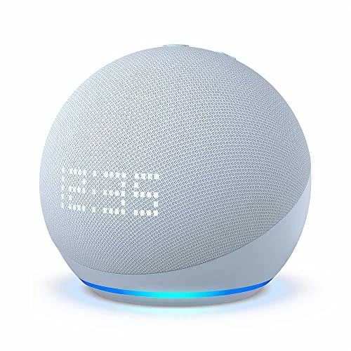 Amazon Echo Dot 5 時計付き クラウドブルー