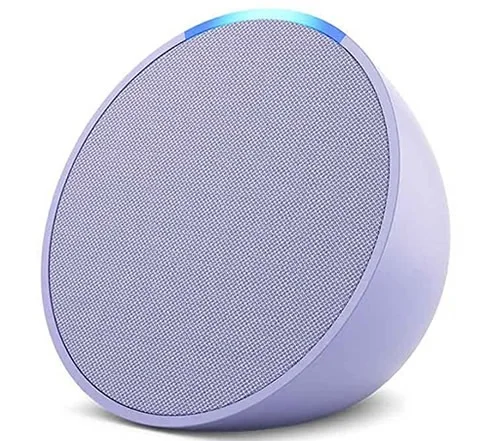Amazon Echo Pop コンパクトスマートスピーカー ラベンダー