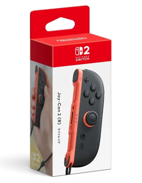 Nintendo Switch Joy-Con 2 (R) ライトレッド